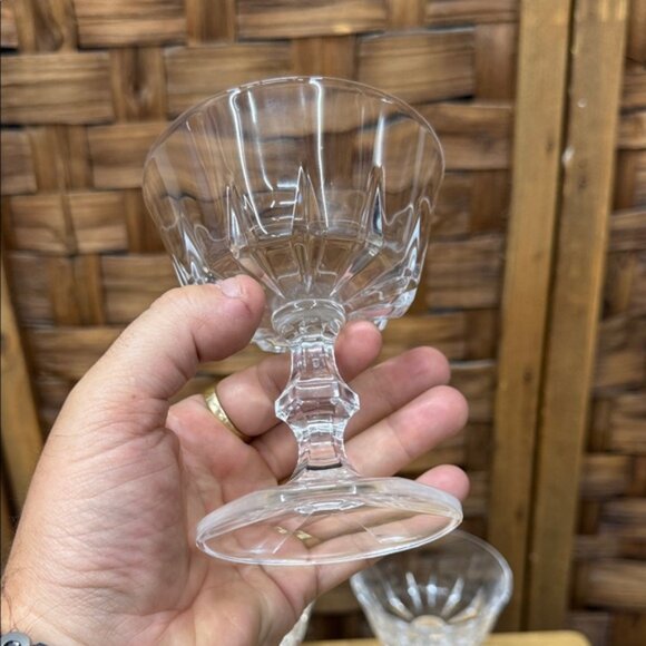 Vintage Cristal d’Arques Louvre liqueur Glasses set of 6 - Picture 3 of 4